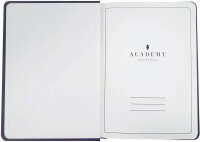 Interdruk 5x Hardcover-Notizbuch A4 kariert 96 Blatt 90g/m² Akademie