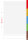 10x Interdruk Ringbucheinlagen mit Register A5 kariert 50 Blatt 5tlg