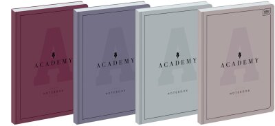Interdruk 10x Premium-Hardcover-Notizbuch A6 kariert 96 Blatt