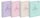 Interdruk 5x dicker Collegeblock B5 kariert 100 Blatt 90g/m² Akademie pastell