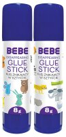24x Interdruk Bastel-Klebestift BeBe Kids 8g im Display