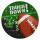 Pappteller 23cm 8er  Touchdown