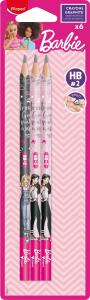 Bleistift BARBIE HB  Radiergummikopf 6er