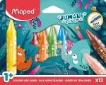Wachsmalstifte JUMBO  JUNGLE FEVER 12er