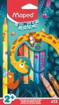 Buntstifte JUNGLE FEVER  JUMBO 12 Stück
