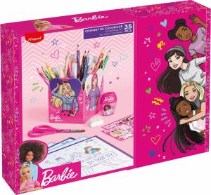 Geschenk-Box Mal-Zubehör  BARBIE 35 Teile
