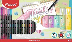 Schreib-Set LETTERING  22 Teile