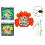 Angelspiel 8 Fische  2 Angeln 17x21cm sortiert, Farben:...