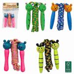 Springseil Holzgriffe  Tierkopf 210cm sortiert, 4 Motive:...