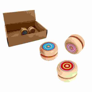 Jo-Jo Holz D5cm  3fach sortiert, ab 3 Jahren,, B&G