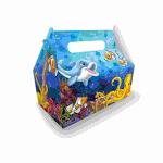 Papier-Lunchbox  Meerestiere 23x23x12cm, B&G