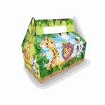 Papier-Lunchbox Zootiere  23x13x12cm, B&G