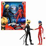 BANDAI Miraculous Ladybug  und Cat Noir 26cm