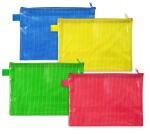 Veloflex Reißverschlusstasche PVC-frei A5 blau