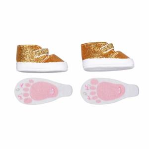 Baby Annabell  Schuhe gold + Sohlen 43cm