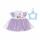 Baby Annabell  Tütükleid lila 43cm