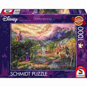 Disney Snow White  and the Queen, Puzzle Thomas Kinkade 1000 Teile, Schmidt Spiele