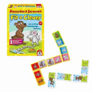 Mauseschlau & Bärenstark  Fit & Clever, Kinderkartenspiel, Schmidt Spiele