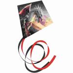 Einleinerdrachen Thoron  70x70cm, mit Wickelgriff, Schnur...