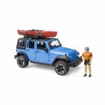 bruder Jeep Wrangler  Rubicon Unlimited, Kajak und Radfahrer