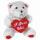 Bär mit Herz "I love you"  beige 10cm