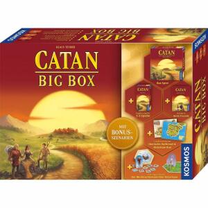 CATAN Big Box  Mehrteilige Box mit Bonus-Szenarien zum Spielen mit bis zu 6, Spielern, Spieldauer ca. 120 minuten, ab 10 Jahren,, KOSMOS