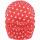 Backförmchen 50x25mm 60er  Kleine Sternchen weiß/rot, ideal für Kindergeburtstage und Partys,, geeignet zum Backen von Muffins im Backofen,, backfest bis 220°C, fettdicht, lebensmittelecht,, dekorativ Demmler