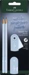 Faber Castell Bleistiftset Sparkle 2 Bleist B Rad+Sp blue