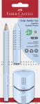 Faber Castell Bleistift Grip Jumbo B sky blue Rad+Spitzer