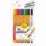 Fineliner point 88 10+1  Promo, im Kartonetui, 10x point...