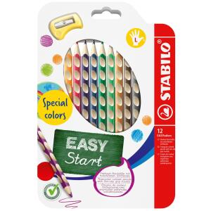 STABILO EASYcolors L 12er Etui neue Farben mit Spitzer