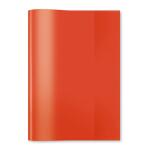 Heftschoner A5 rot  transparent