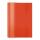 Heftschoner A5 rot  transparent
