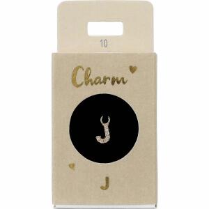 Charm Buchstabe J  Nr.10, für Halsketten und Armbänder,, Depesche