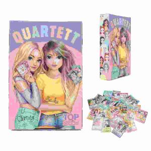Spielkarten Quartett  TOPModel, 32 Spielkarten, 2 Karten mit Spielanleitungen