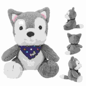 Plüsch SNUKIS Wolf  Paul 12x14x19cm, Material: 100% Polyester