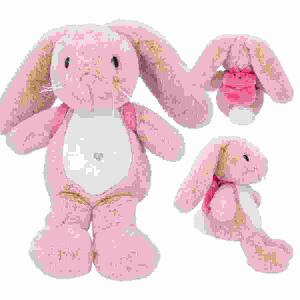 Plüsch Princess Mimi Hase  Nelly mit Rucksack, 14x14x19cm, Material: 100% Polyester