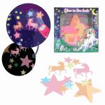 Ylvi Sticker Glow In The  Dark, Kunststoff, zwei...
