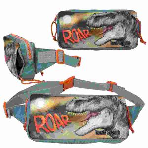 Crossbag Dino World ROAR  10x20x3cm, mit verstellbaren Gurt, Material: 100% Polyester