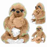 Plüsch TOPModel Faultier  Mama mit Baby, 17x15x21cm,...