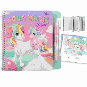 Aqua Magic Book Ylvi  mit 5 Seiten aus Karton, Wasser-Stift