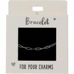 Armband Express yourself  Nr.3 silber Glieder groß,...