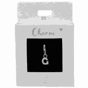 Charms Express yourself  G silber, Nr.13 für Halsketten und Armbänder