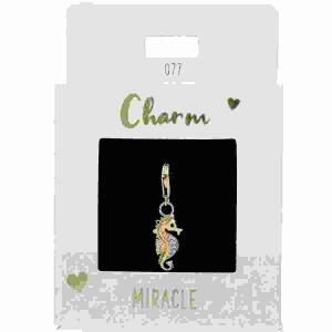 Charms Express yourself  Seepferdchen gold, Nr.77 für Halsketten und Armbänder