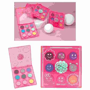 Lidschatten TOPModel  NIGHT LIGHT 9 x 0,4 g, 9 Farben in neonpinker Box,, Depesche