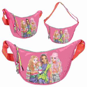 Halbmond-Umhängetasche  JOY TOPModel, verstellbarer Schultergurt, Material: 100% Polyester