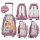 Schulrucksack TOPModel  Trolley VELO FLEUR, 25x32x52cm, mit 2 Rädern, Teleskopgriff (86cm),, gepolsterten Tragegriffen,, verstellbaren Schultergurten, 3 Fächern, Material: 100% PES