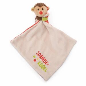 NICI Schmusetuch 22x22cm  mit Plüsch Igel 12cm, NICI GREEN