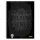 Collegeblock A4 kariert  90g 80 Blatt schwarz, Schwarz