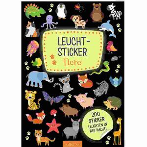 Leucht-Sticker – Tiere  Stickerbuch von Eva Schindler,, ab 4 Jahren,, arsEdition